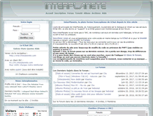 Tablet Screenshot of interplanete.com